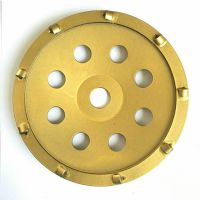 7 Inch Diamond 9 PCD Segments Cup Wheels for Epoxy Coating Removing