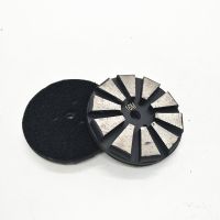 10 Segments diamond concrete grinding puck with velcro