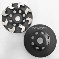 125mm Arrow segment Diamond Grinding disc with 7/8'' arbor 