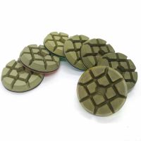 Diamond resin floorpolishing pads