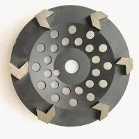 5inch 6 segment arrow segment cup grinding disc with 22.23mm arbor