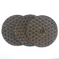 Diamond dry polishing pads 