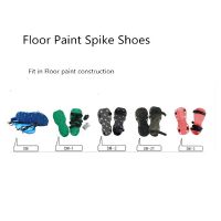 Floor Paint Spike Shoes
