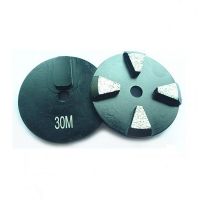 4 segments diamond metal bond grinding pads for terrco