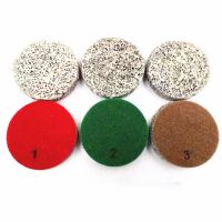 3 Steps animal hair pads for floor polishing