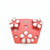 Flower segments diamond grinding traps