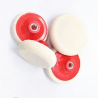 Wool polishing pad for marble glass etc.