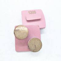 Pink color Husqvarna grinding disc for concrete floor