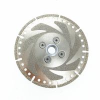 Electroplate cutting blades for marble