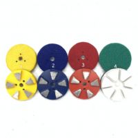 4 Steps Velcro Metal Diamond Grinding Polishing Pads