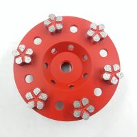 Flower shape segments diamond grinding cup wheels
