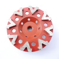 5/7 inch new segments diamond grinding cup wheels for floor
