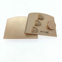 Quick Change Trapezoid Pads with PCD segments and dot seg