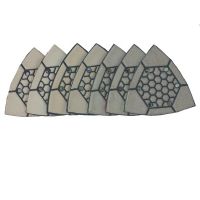 Triangular Diamond Dry Polishing Pads Sanding Pad for Multi 