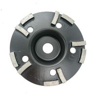 150mm segments bar metal grinding wheel for floor