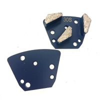 Three segments diamond grinding traps for floor