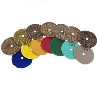 Wet used floor polishing pads