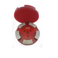 100mm Metal grinding pad diamond polishing tool for  marble floor