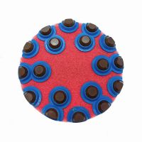 With resin point sponge polishing pads for floor