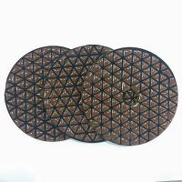 4inch Lingt triangle dry polishing pad