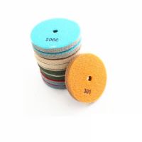 Granite marble wet use diamond sponge polishing pads