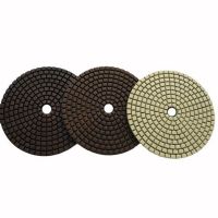 Flexible Wet Dry 100mm Marble Diamond Stone 3 Step Polishing Pads