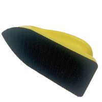 Foam hand backing pad for electroplated diamond pads