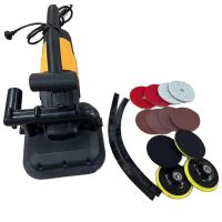 Long Rod Four wheel Coarse Floor Grinder