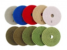 5 Step Wet Diamond Polishing Pads