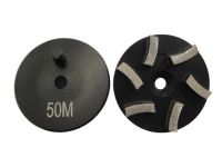 6 Segments Grinding Disc With Post For Concrete Grinding