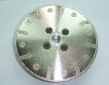 Electroplated Diamond Saw Blade with Flange D3E